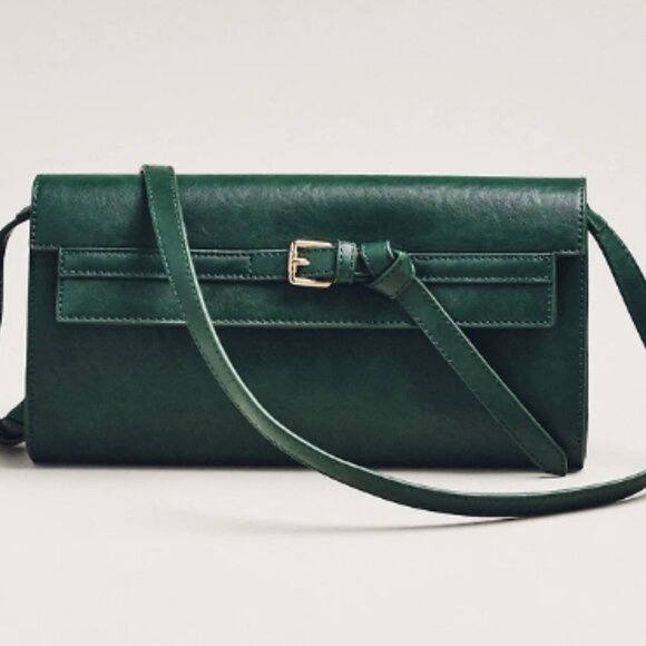 Anthropologie Handbags - Structured Belted Crossbody Bag - BRAND NEW